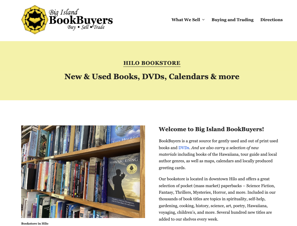 Big Island Book Buyers