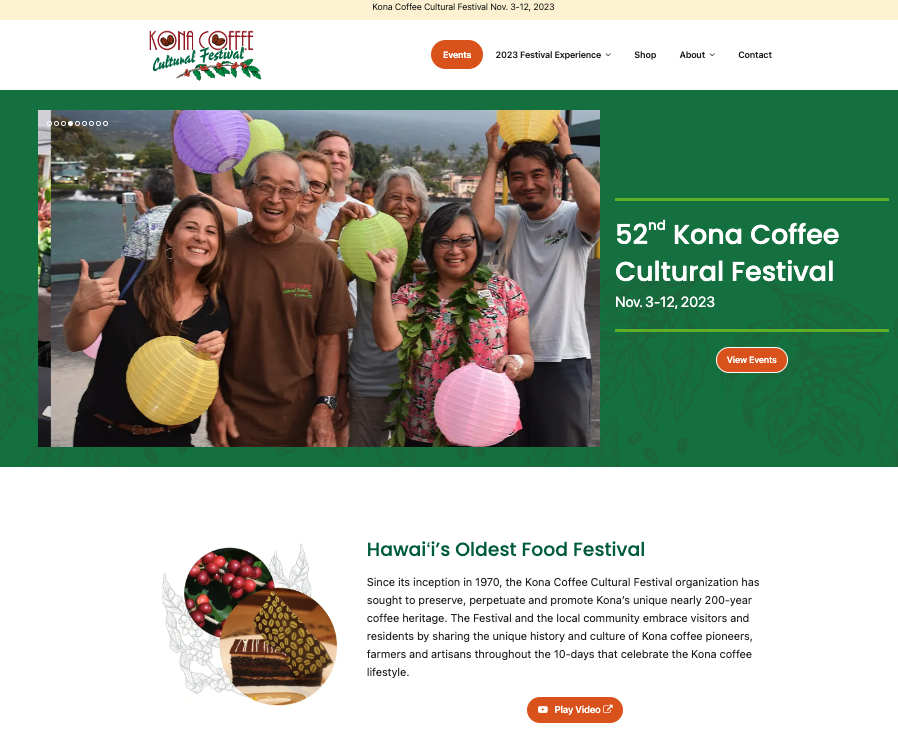 Kona Coffee Cultural Festival