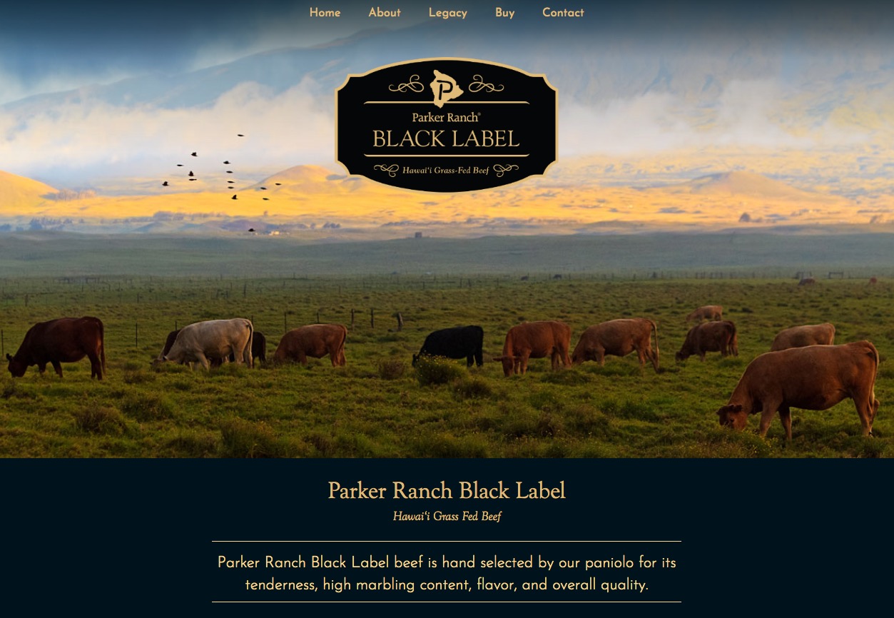 Parker Ranch Black Label Beef