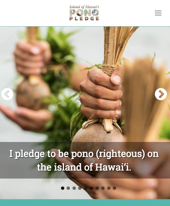 Pono Pledge Hawaii